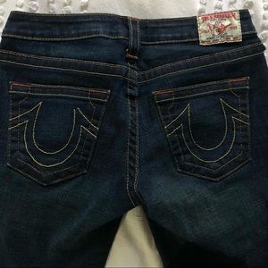 True religion dark wash jeans